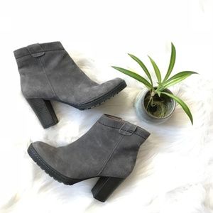 Biala Kelsey Suede Ankle Heeled Booties 7